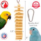 Bonka Bird Toys 973 Natural Long Mini Step Small Beak Chew Parrot Cage Toy Pet