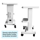 New 3 Tiers Medical Trolley Steel Mobile Cart Lab Dental Spa Salon Equipment