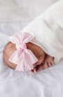 5 Pack Baby Bling Headbands Bold Hair Bow Nylon Stretch Newborn Toddler One Size