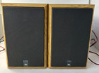 Jbl 2500 Bookshelf Speakers Pair Vintage Oak 8 Ohm Tested Working Usa