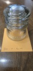 Vintage Hemingray 10 Made In Usa 92-42  a  Clear Glass With Burn Mark         