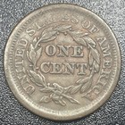 1853 Braided Hair Large Cent 1c Xf Extremely Fine Coin