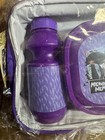 Purple One Direction Lunch Box With Water Bottle  See Through And Brand New