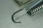 1-pc Steel Extension Springs  7 750  Grip Length   127  Wire Dia  1 2  Hook loop