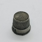South Carolina Souvenir State Pewter Thimble W  Palm Tree
