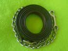 Champion Turf High Quality Dark Oil Show Halter Lead  8 8  With 30  Chain supple