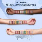 Eye Shadow Palette With 18 Shades Waterproof Makeup Palette With Mirror