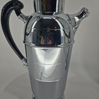 Vintage Farber Bros Krome Kraft Art Deco Chrome Cocktail Shaker Bakelite Handle