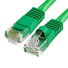 2 Pack Green Cat5e Ethernet Patch Cable 1 5ft Rj45 Network Cord Internet Wire