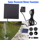Solar Power Fountain Submersible Floating Water Pump Bird Bath Pond Garden Pool