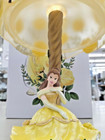 Disney Beauty And The Beast Belle Led Figure Lamp Flower Princess Japan