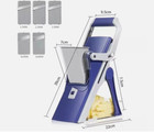 Safe Mandoline Slicer 5 In 1 Vegetable Chopper Food Potato Cutter Adjustable