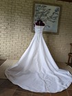 Alfred Angelo Vintage Wedding Dress Stunning 1973 Simple Pearl Beaded Size 10