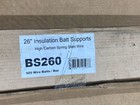26    Insulation Batt Wire Supports 500 Piece Per Box High Carbon Spring Steel New