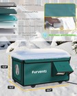 Eekkii Heated Cat House Outdoor Weatherproof Insulated With Heating Pad Green