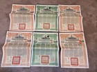 Lot 6 Chinese Government Reorganization    20 5  Gold Loan Of 1913 Bonds China 