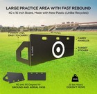 Soccer Rebounder Board 40 X 16 Inch Portable Wall Trainer Zivplay Training Kick