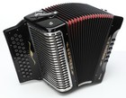 Hohner Corona Ii Xtreme Diatonic Accordion - Keys Of G c f - Jet Black