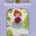 Angeline Beaded Cross Stitch Kit Mill Hill 2003 Spring Bouquet