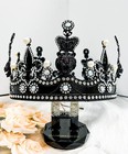 Evil King Crown  Black Crown  Halloween Costume  Cosplay Crown  King Of Darkness
