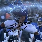 Hand Signed Nfl Star Rb Saquon Barkley Autographed 8x10 Photo W coa