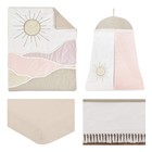 Sweet Jojo Designs Boho Desert Sun Baby Girl Crib Bedding Set 4 Pieces Blush