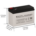 Battery Replacement For Apc Back-ups Es Be550g  Be550g-cn - Sp12-7 5  f2  Sla