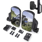 Utv Side Mirrors center Mirror For Polaris Ranger 500 570 900 1000 Xp 2017-2026