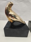 Brass Pair Of Doves Figurines