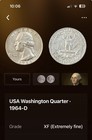 Washington Silver Quarters 25c 0 9 Business Strike Denver Lot 1942-1964d