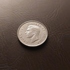 1939 Canada 5 Cent  vj17  George Vi Canadian  Nickel Coin Five Cents