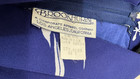 Vintage American Airlines Uniform Maxi Dress Navy Floral Brochure Small Usa 1970