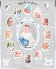 Baby   s My First  Picture Frame  Monthly Milestone Photo Collage  12  Baby Kee   