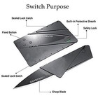 5-500 Pack Credit Card Thin Knives Cardsharp Wallet Folding Pocket Micro Knife