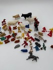 Large Lot Of Vintage Farm Animals Marx Era