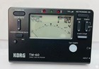 Korg Tm-60 Combo Tuner Metronome Black Digital Backlit Tm60bk Tested Working
