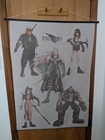 Vintage Final Fantasy Vii 7 Sephiroth Tifa  Anime Game Promo Wall Scroll Poster