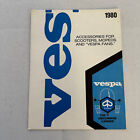 1980 Vespa Scooter And Moped Accessories Sales Brochure Catalog