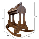 Wood Saddle Rack Stand   Rocking Chair