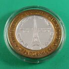 Ltd  Ed  Ten Dollar  999 Silver Gaming Token  1996 Stratosphere Las Vegas Eiffel
