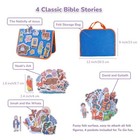 4 Pack Felt Board Bible Stories Set  Flannel Board Stories Include Noah s Ark   