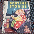 Vtg A Little Golden Book Bedtime Stories 1942 Paper Dolls 1951 1st No Doll Pages