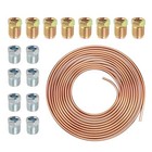 25ft 5 16 Brake Line Replacement Kit flexible 5 16 Copper Tubing For Hydraulic