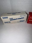 3 Vintage Boxes Of Bostitch Swingline Federal Chisel Point Staples