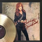 Bonnie Raitt Framed Black Wood Reproduction Signature Gold Lp Display