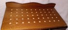 Vintage Wooden Sewing Box Spool Holder W Storage Drawer 