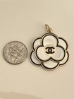Chanel Flower Zipper Pull Button Charm