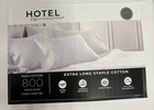 Hotel Signature 800 Thread Count Cotton 6-piece Sheet Set White -full Size  read