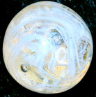     htf Vintage Christensen Agate Company Transparent Swirl Marble  66 -in    