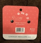 New Lindsay Phillips Gia Shoe Snaps Charms Beige    raffia White Bead Round Circle